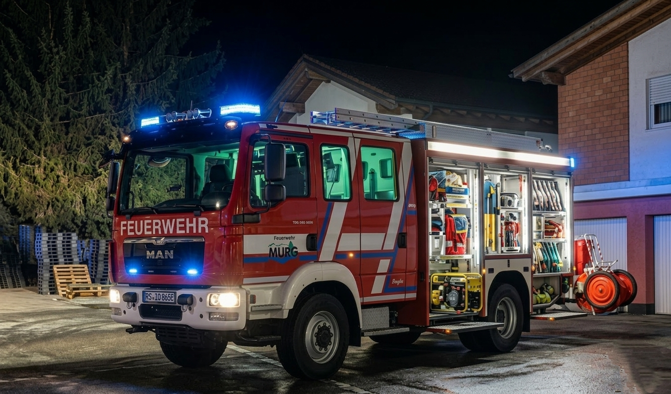 Feuerwehrfahrzeug HLF 20/16 der Freiwilligen Feuerwehr Murg