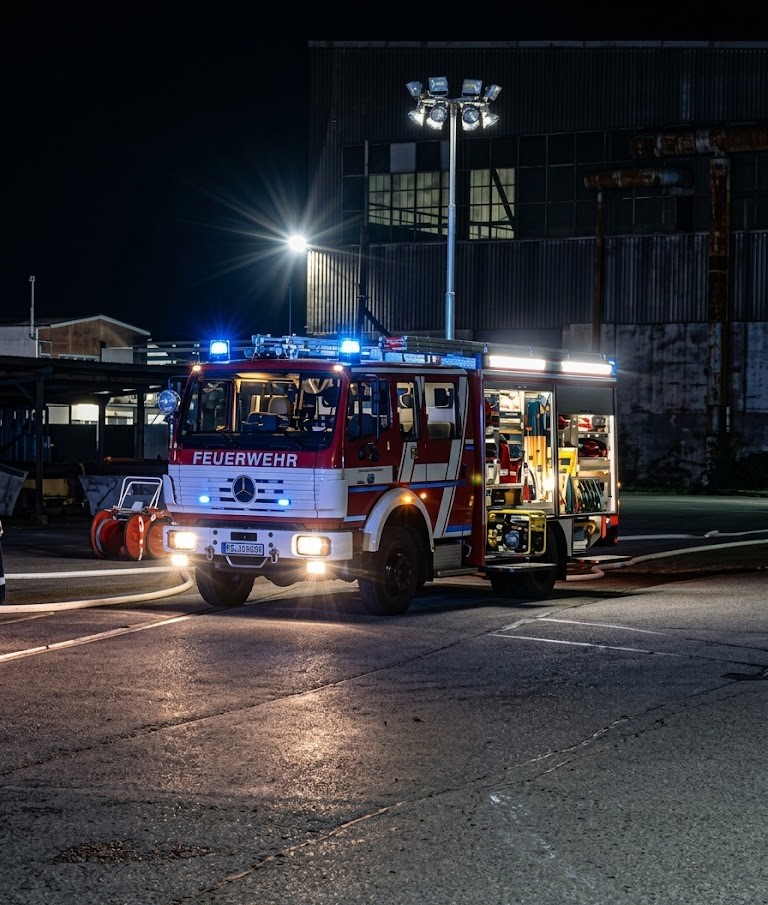 Feuerwehrfahrzeug LF 16/12 der Freiwilligen Feuerwehr Murg